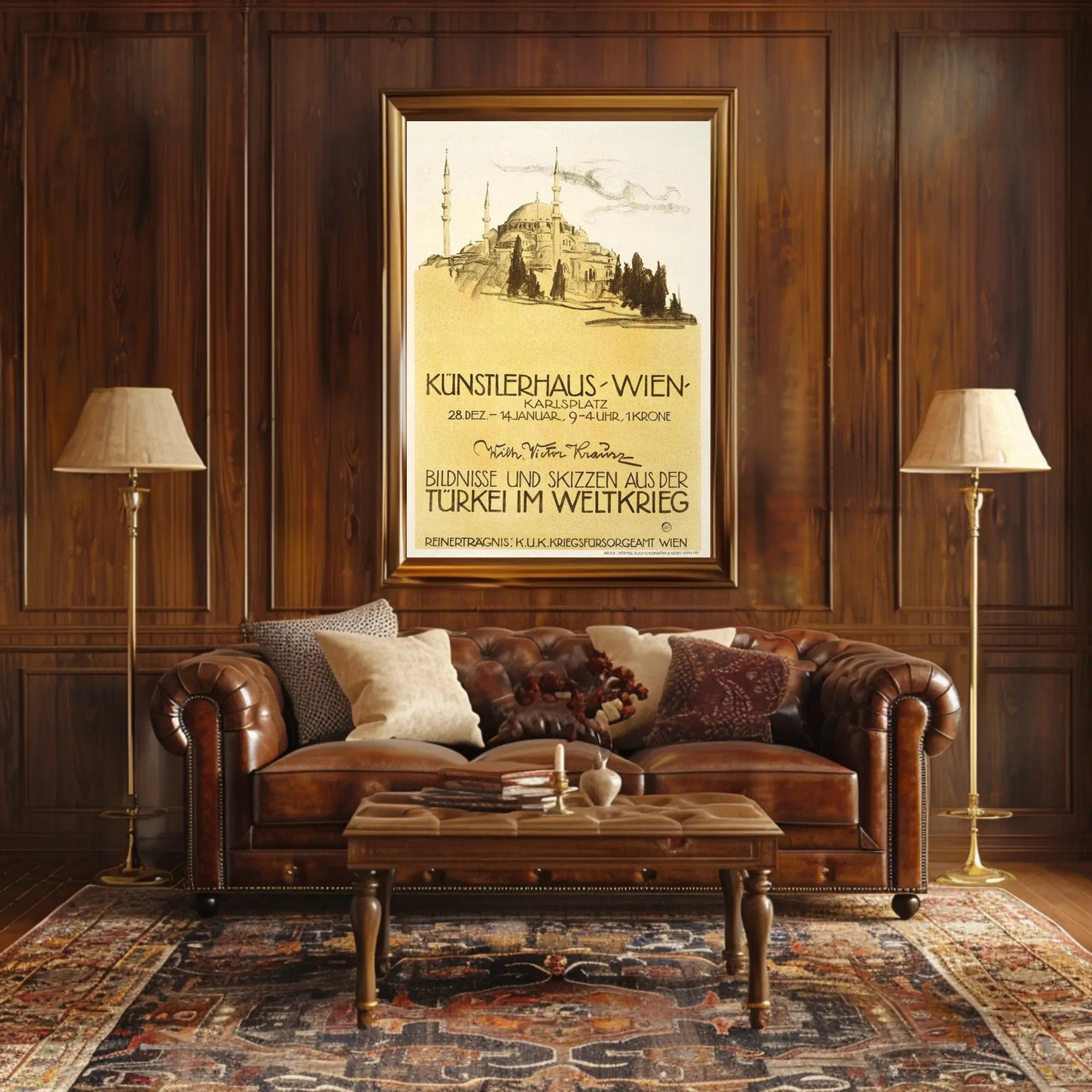 Künstlerhaus Wien Exhibition Poster PosterGoat