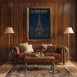 La Tour Eiffel The Iron Lady of Paris Poster