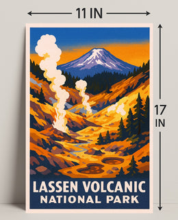 Lassen Volcanic National Park Poster PosterGoat