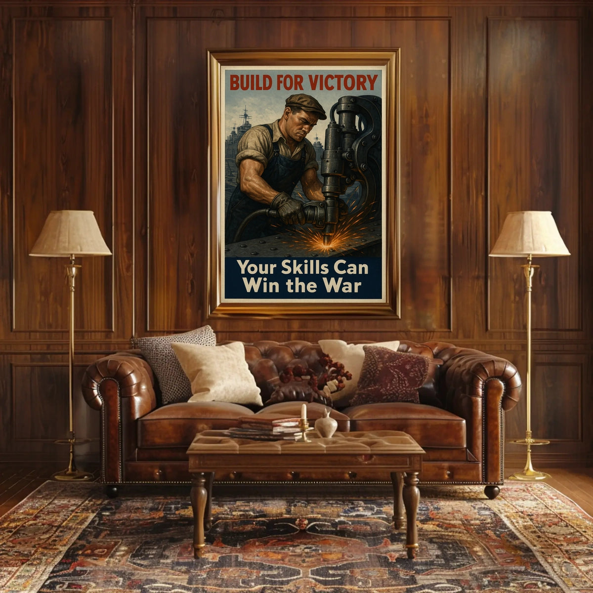 Build for Victory Poster