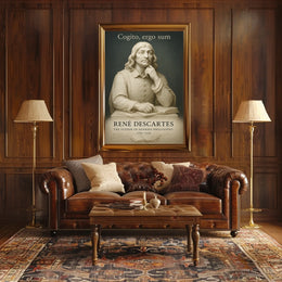 René Descartes The Father of Modern Philosophy Poster