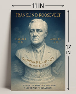 Franklin D. Roosevelt Poster PosterGoat