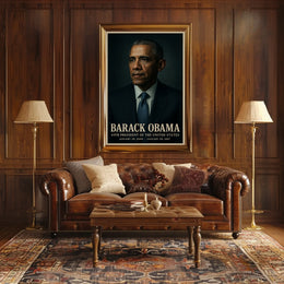 Barack Obama 44th President Poster Wall Art Decor For Home