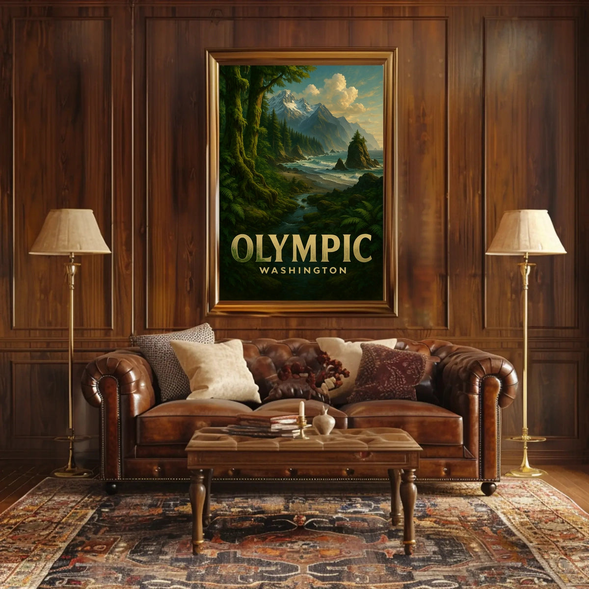 Olympic National Park Washington Poster