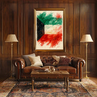 Abstract Flag Art Poster