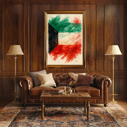 Abstract Flag Art Poster
