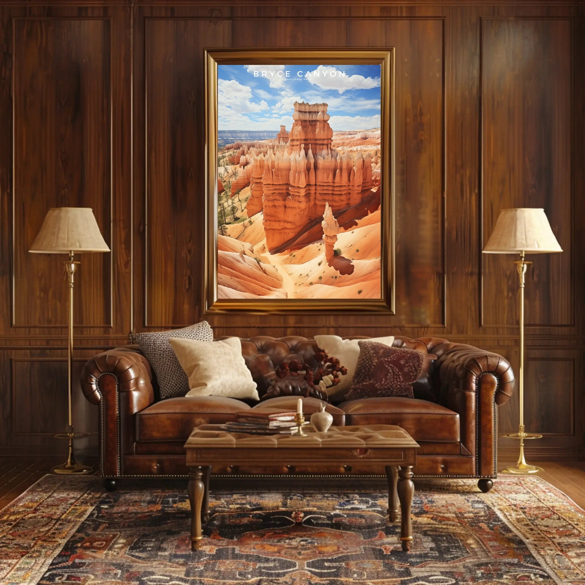 Bryce Canyon Hoodoos Poster Travel Wall Art