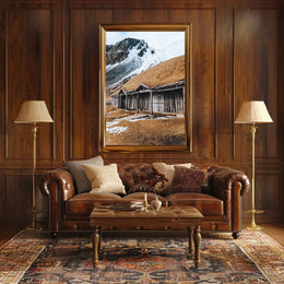 Rustic Mountain Retreat Poster