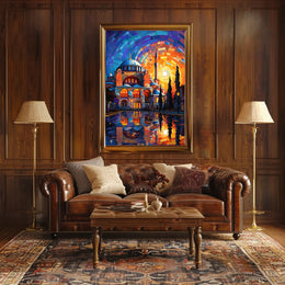 Hagia Sophia Mosaic Reflection Cultural or Heritage Poster