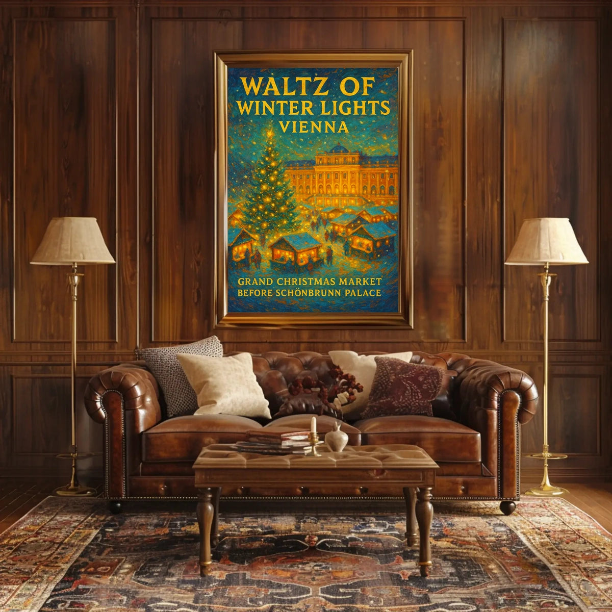 Waltz Of Winter Lights Vienna Poster