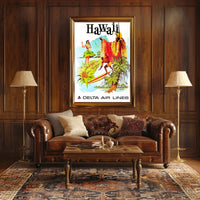 Explore Hawaii With Delta Air Lines Poster
