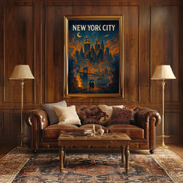 New York City Skyline Poster