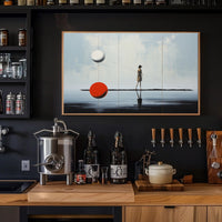 Ethereal Balance Surreal Reflection Artwork Poster