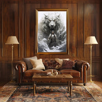 Warrior And The White Tiger Poster