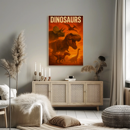 Dinosaurs Movie Poster 1 Vintage Poster