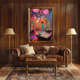 Psychedelic Studio Vibes Poster