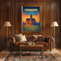 Yonkers Past and Future Vintage Poster Art