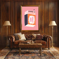 Perfect Match Graphic Art Poster - Artistic Poster PosterGoat