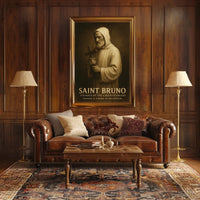 Saint Bruno Founder Of The Carthusians Poster