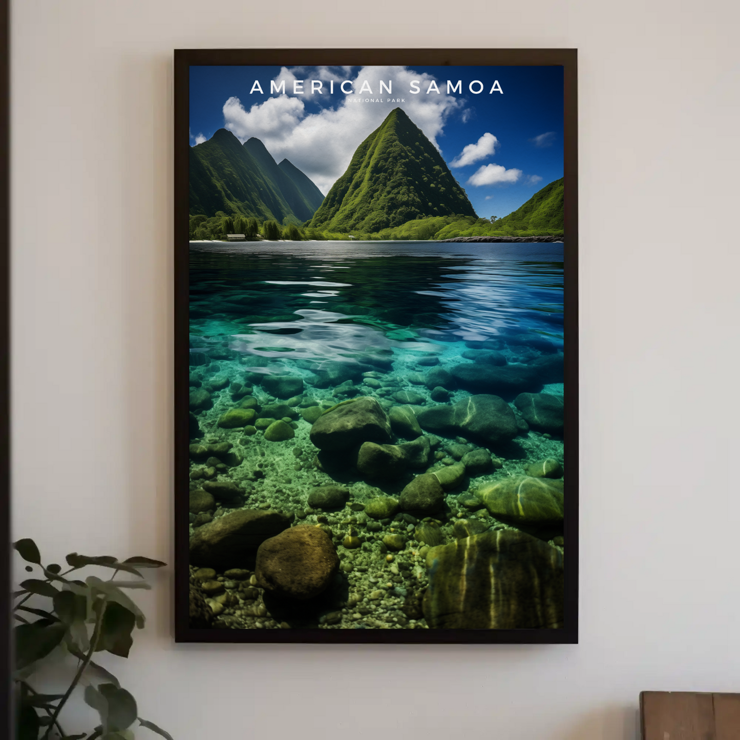 American Samoa National Park Travel Poster