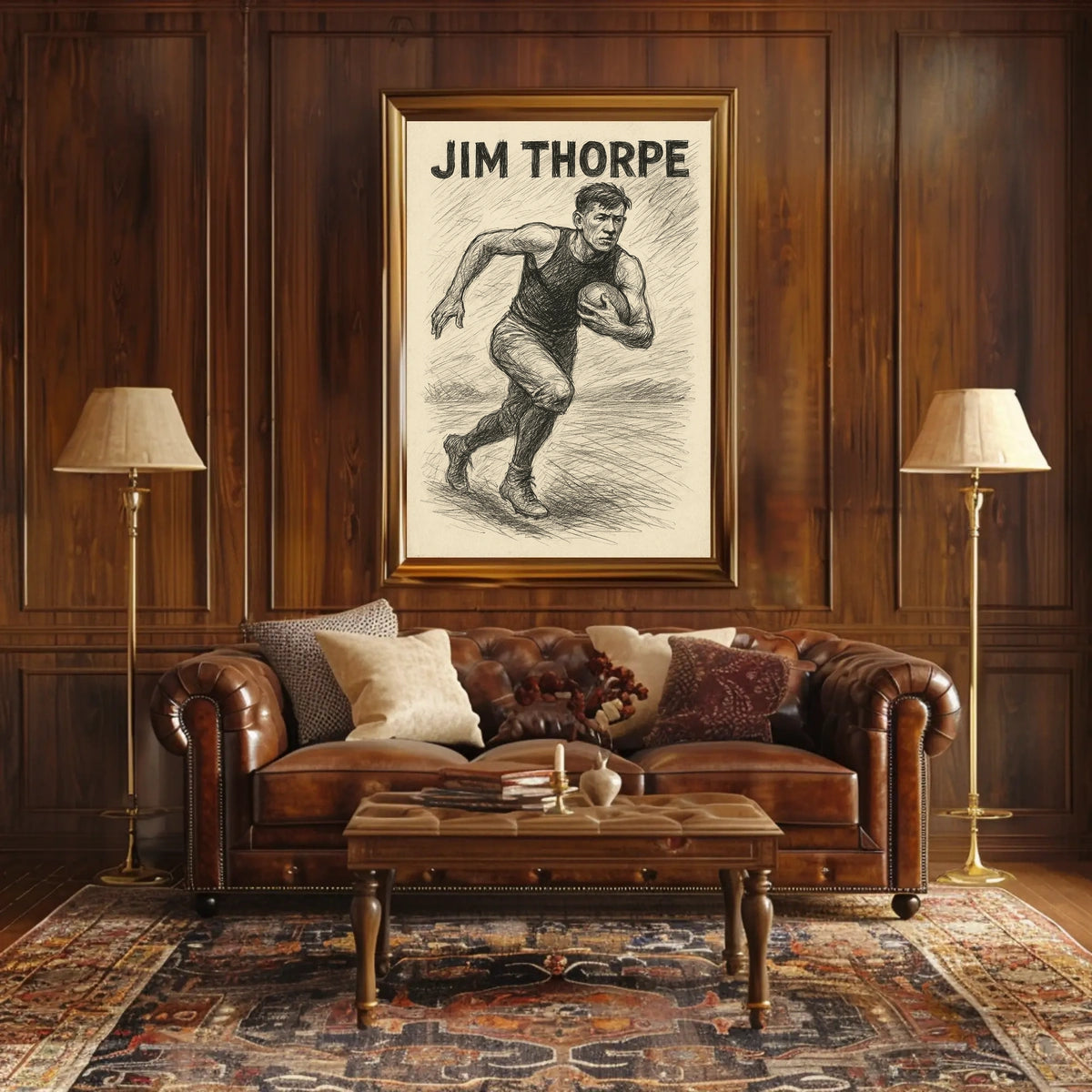 Jim Thorpe Athletic Legend Poster