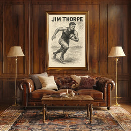 Jim Thorpe Athletic Legend Poster