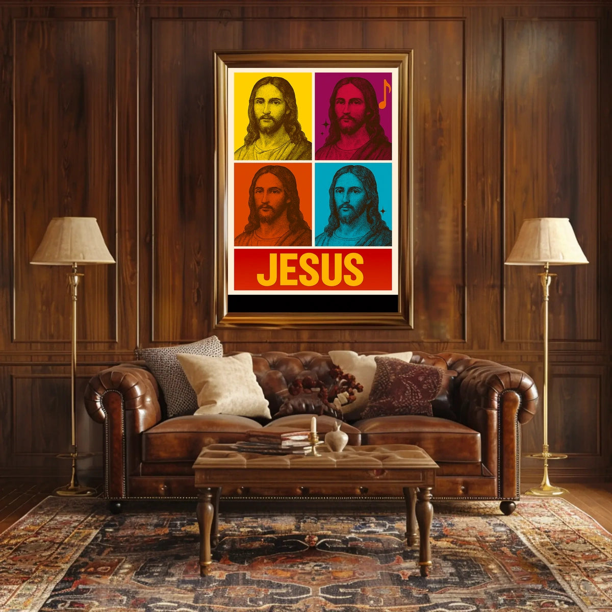 Jesus Pop Art Poster