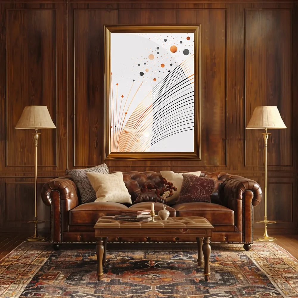 Futuristic Cityscape Sci-Fi Art Poster
