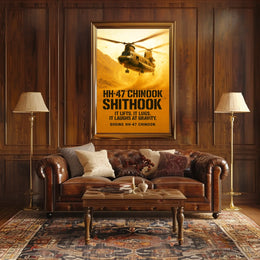 HH-47 Chinook Boeing's Heavy-Lift Helicopter Poster