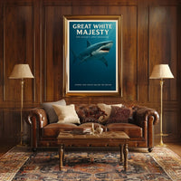 Great White Majesty Poster
