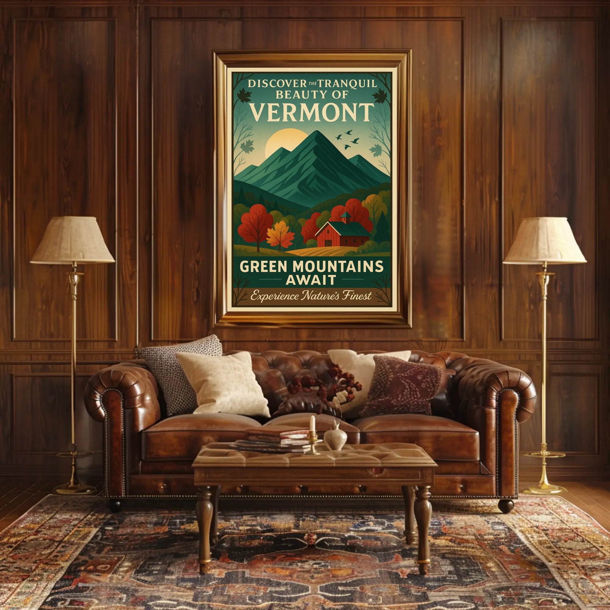 Vermont Scenic Beauty Wall Art Print