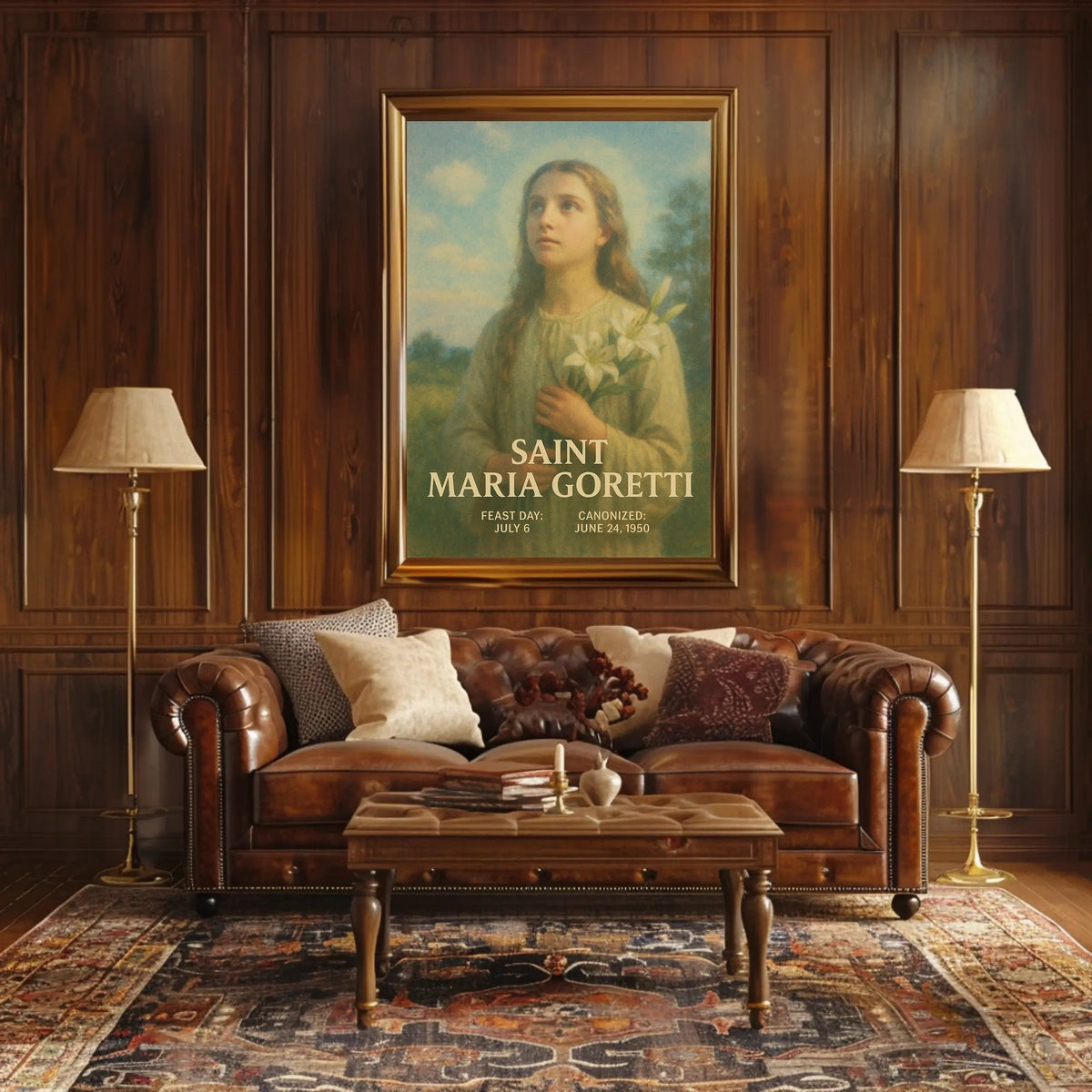 Saint Maria Goretti Poster
