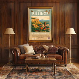 Billings Adventure Travel Poster PosterGoat