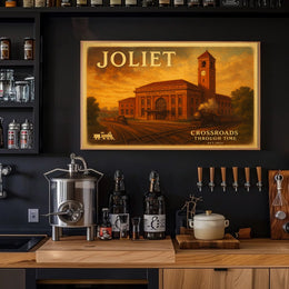 Joliet Travel Poster Crossroads Through Time