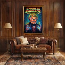 Charles Babbage Pioneer of Computing Poster PosterGoat