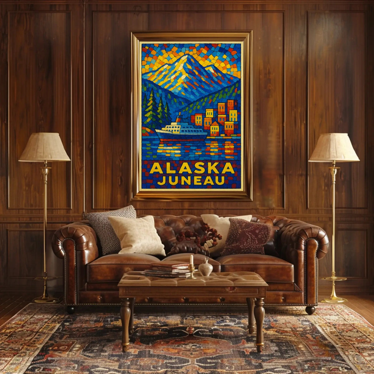 Alaska Juneau Travel Poster