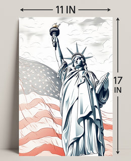 Liberty And Freedom Poster