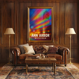 Ann Arbor, Michigan Poster
