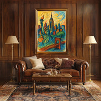 Vibrant New York Cityscape