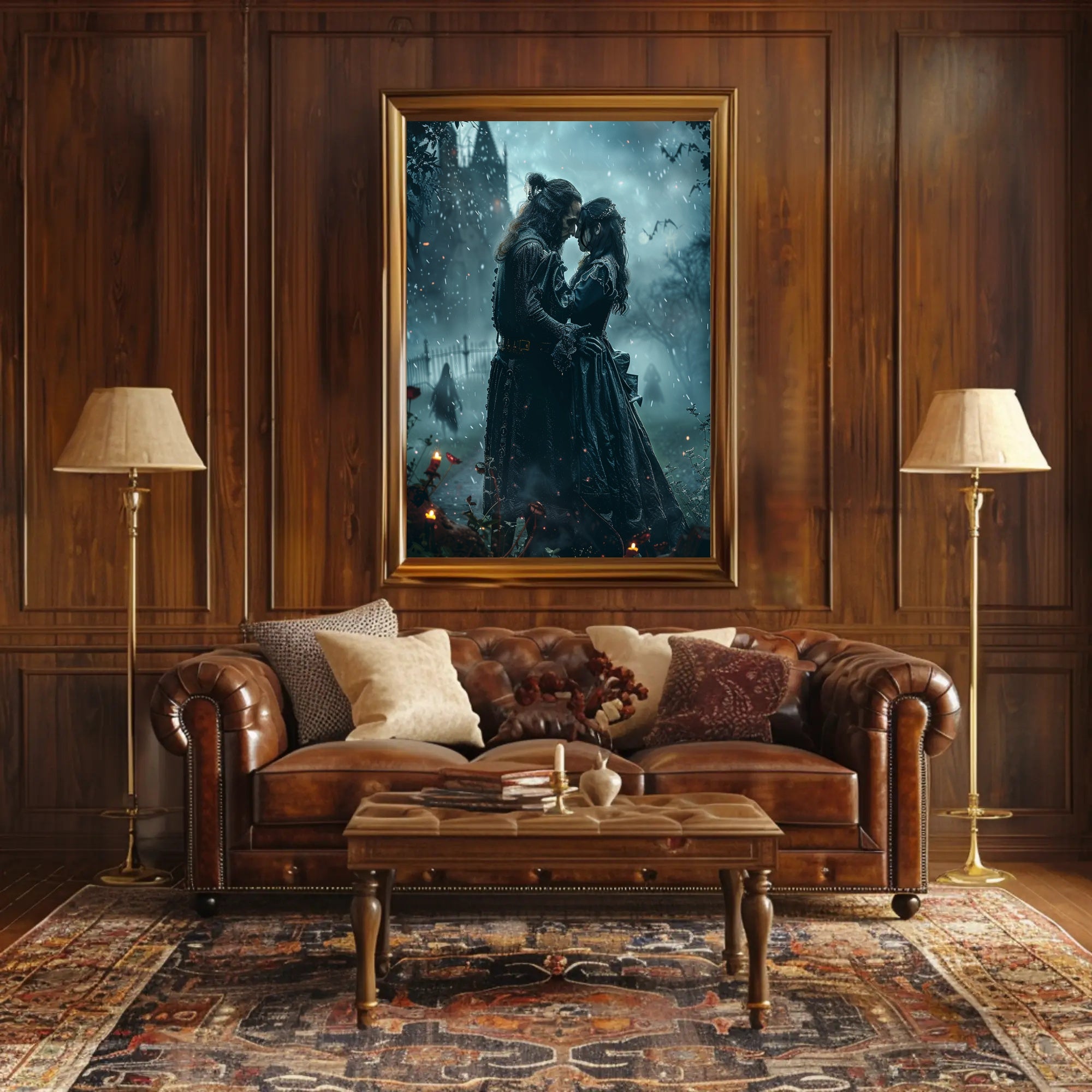 Gothic Romance in the Mist Poster PosterGoat