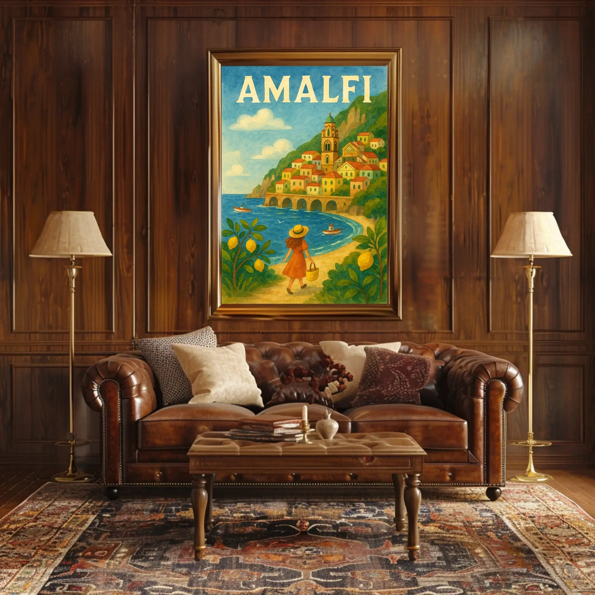 Amalfi Coast Dream Poster