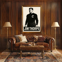 Jim Thorpe Legendary Athlete Poster