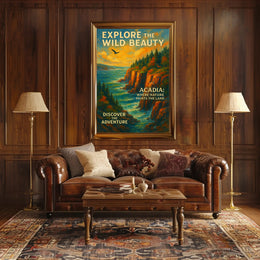 Explore the Wild Beauty of Acadia Poster PosterGoat