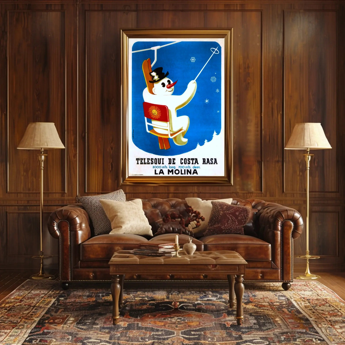 La Molina Ski Resort Poster