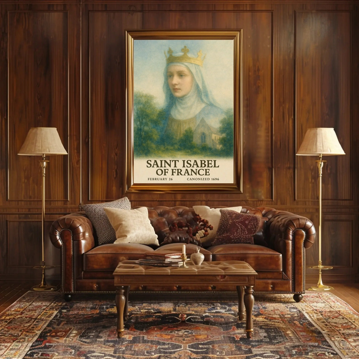 Saint Isabel Of France Poster