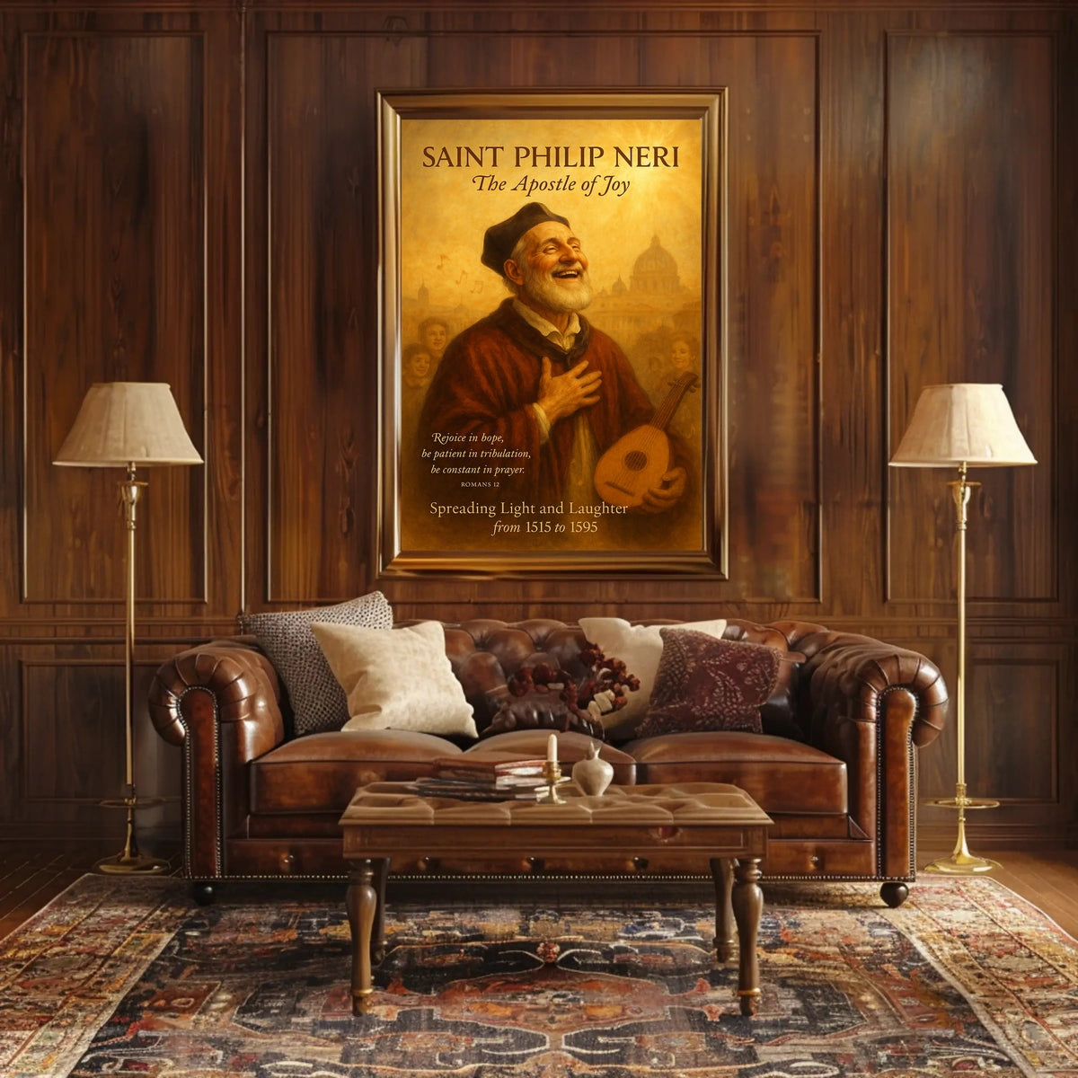 Saint Philip Neri The Apostle of Joy Poster