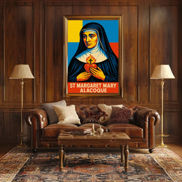 St. Margaret Mary Alacoque Poster