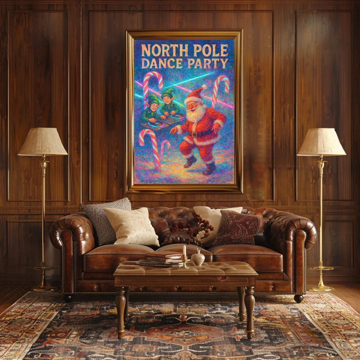 North Pole Dance Party Poster