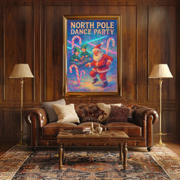 North Pole Dance Party Poster