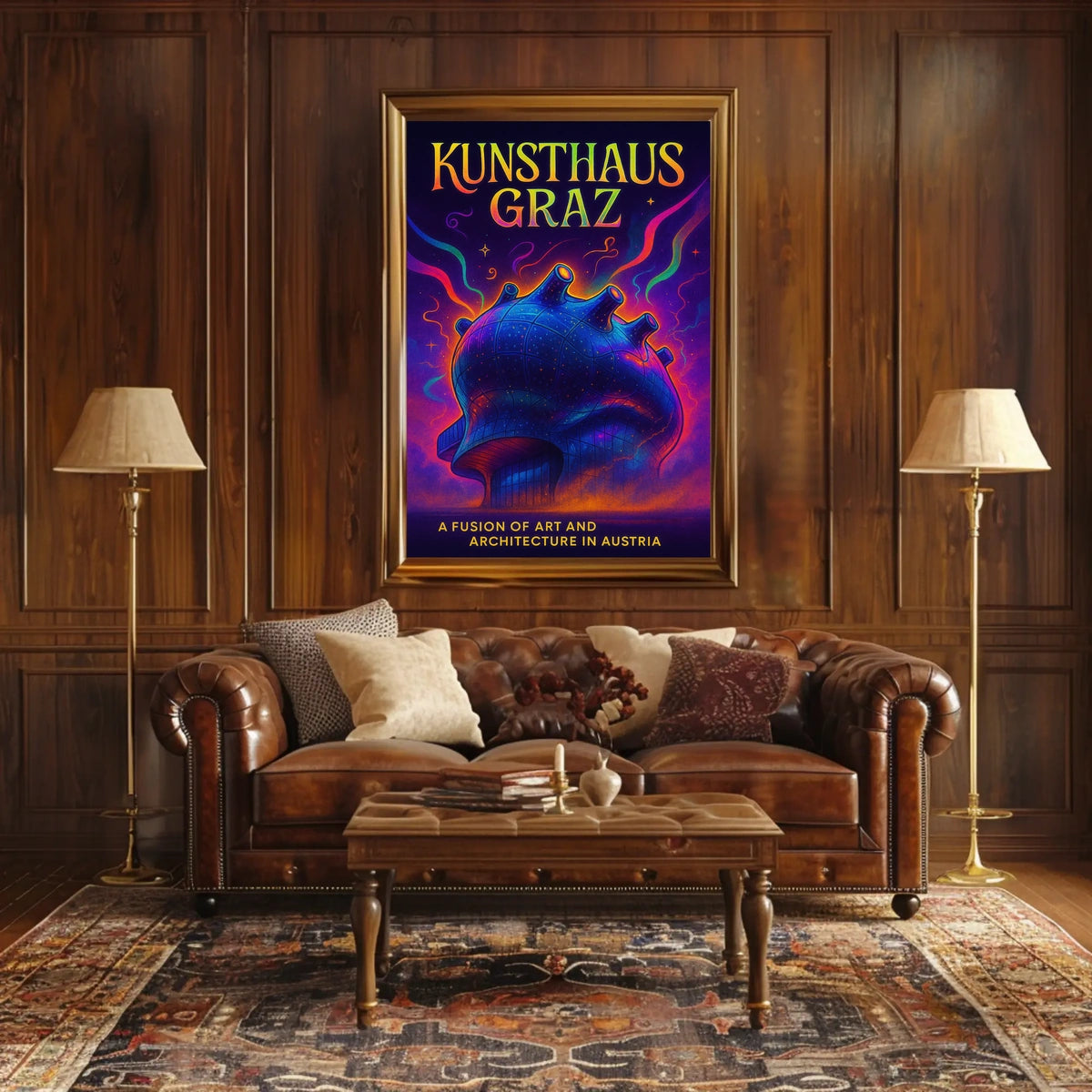 Kunsthaus Graz A Fusion of Art and Architecture Poster